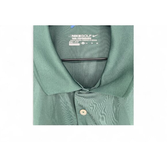 SPRING/SUMMER Nike Golf Dri Fit Men's Green Performance Polo Shirt XL - Picture 4 of 4